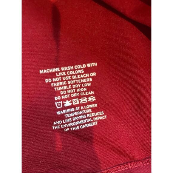 REI Women's Red Quarter-Zip Sweatshirt - Picture 5 of 8